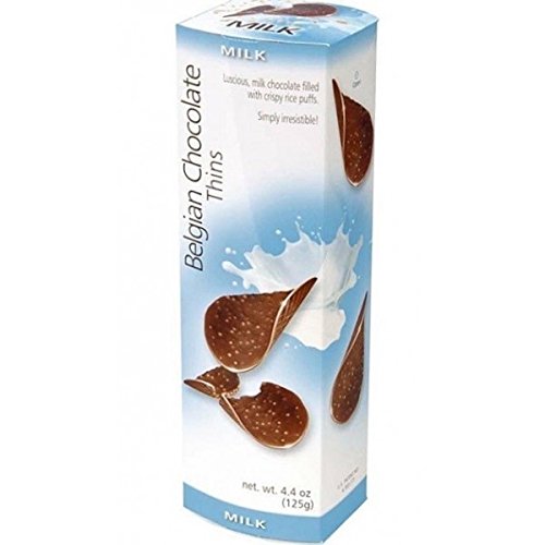 Belgian chocolate thins 4.4oz, pack of 1 (milk)