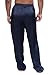 TexereSilk Men's 100% Silk Pajama Pants (Midnight Blue, Large) Comfortable PJ Bottom for Him MS0201-MID-L