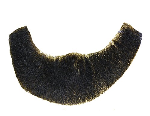Human Hair Beard Professional Costume Beard Includes 6 Free Adhesive Strips 2024