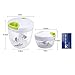 Manual Food Chopper 5 Blades 1000 ml,Sedhoom Powerful Easy Pull Upgraded Hand Held Vegetable Onion Chopper/Food Processor/Blender