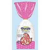 Peeps (1) bag Jelly Beans 2 Flavors - Strawberry & Marshmallow - Easter Candy Pink Bag 10 oz