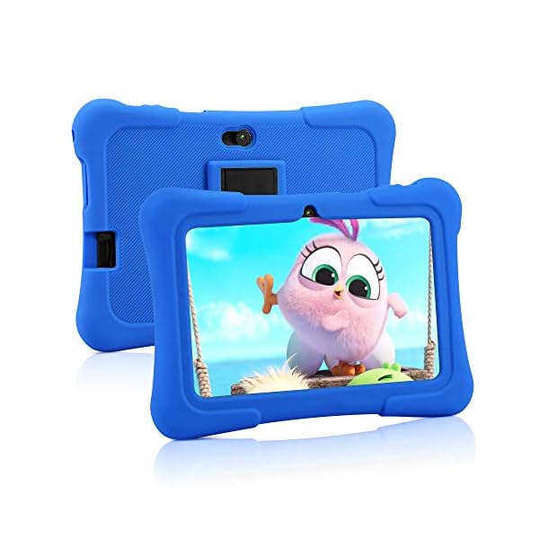 Pritom-7-inch-Kids-Tablet-Quad-Core-Android16GB-ROM-WiFiBluetoothDual-Camera-EducationlGamesParental-ControlKids-Software-Pre-Installed-with-Kids-Tablet-Case-Dark-Blue PRITOM Kids Tablets 7 Inch, WiFi Tablets for Children, Android 10, 32GB ROM,Toddler Tablet, BT, Dual Camera, Parental…