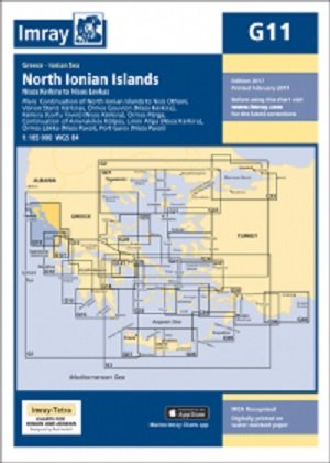[B.e.s.t] Imray Chart G11: North Ionian Islands - Nisos Kerkira to Nisos Levkas (G Series)<br />Z.I.P