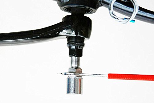 LONKER Professional Bike Bicycle Cycle Crank Extractor Puller Removal Spanner Repair Tools Kit(red)
