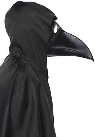 Faux Leather Plague Doctor Mask Bundle with Rave Shorts