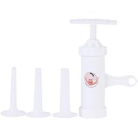 LiebHome Food Grade Quality Manual Sausage Maker, Sausage Stuffer meat Filler Hand Operated Salami Maker(With 3 Funnel-3…