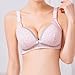 KOOYOL Women's 100% Cotton Comfort Nursing Underwear Front Button Wire free Bra