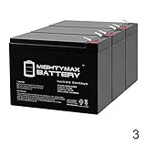 Mighty Max Battery ML10-12 - 12V 10AH 26058 CB10-12 CE5 CE6 MA 2.0 Lawn Mower Battery - 3 Pack Brand Product