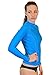 Swim Shirt For Women - Long Sleeve Rash Guard Top With UV 50 Skin / Sun Protection, Workout Shirt., Made In USA!