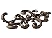 Comfify Cast Iron Vintage Double Wall Hook | Decorative Wall Mounted Coat Hanger | 7.75