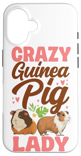 Guinea Pig Girl Crazy Guinea Pig Lady Case for iPhone 16