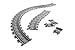 LEGO Flexible Train Track 8867