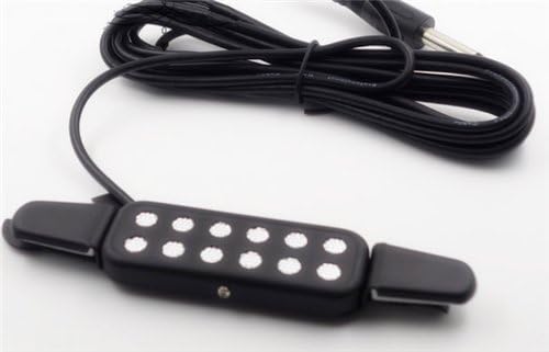 BECUTE Electric Transducer 12 Sound Holes Guitar Pickup Acoustic