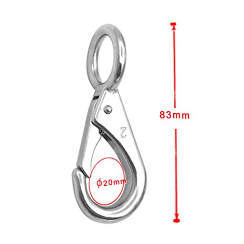 image for MonkeyJack 4 Pieces Heavy Duty Marine Grade 316 Stainless Steel 83mm F