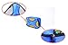 Wawaron Best Travel Packing Accessory to Organize Your Luggage/Carry On,4 Travel Cubes with Laundry Bag Blue