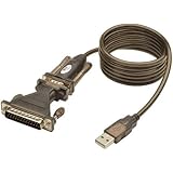 TRIPP LITE USB to RS232 Serial Adapter Cable USB-A to DB25 DB9 M/M 5-Feet (U209-005-DB25)
