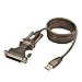 TRIPP LITE USB to RS232 Serial Adapter Cable USB-A to DB25 DB9 M/M 5-Feet (U209-005-DB25)