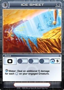 Chaotic M'arrillian Invasion Super Rare #87 Ice Sheet