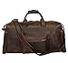 Polare 23'' Vintage Full Grain Cowhide Leather Weekender Duffle Bag Overnight Travel Carry on Duffel Bag For Men