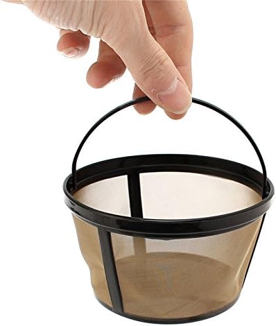 Raza Hot Sale Coffee Strainer Basket Style Gold Permanent Coffee Filter For Mr. Coffee 10-12 Cup Coffeemakers Kitchen Cafe Tool