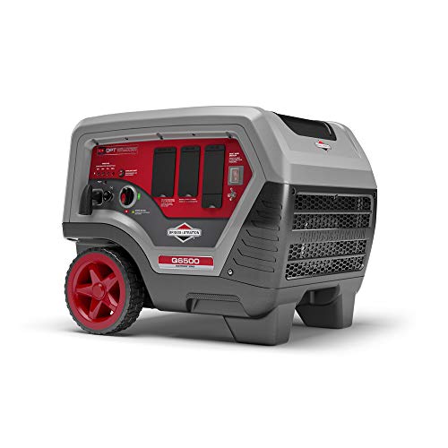 Briggs & Stratton 30675 Q6500 Inverter Generator - 6500 Starting Watts QuietPower Series Portable Generator for Home Backup