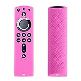ACEIken Cover/Case for Fire TV Stick 4K / Fire TV Cube/Fire TV (3rd Gen) Compatible with All-New 2nd Gen Alexa Voice Remote Control (Pink)
