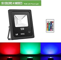 LE Foco LED RGB de 10W, 16 Colores y 4 Modos, Foco Proyector ...