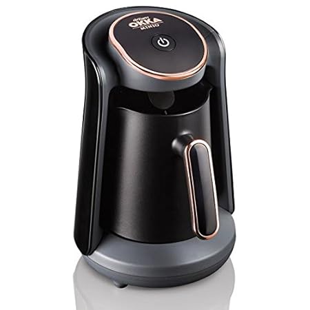 Arzum Okka Mino Mokka Maschine Turkisch Coffee Türkischer Mokka Kaffeemaschine 1-4 Tassen 480W, Farbe:Kupfer