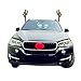 Goodybuy Christmas Car Costume Decoration Plush Rudolph Reindeer Antlers & Red Nose Set, 45cm Tall
