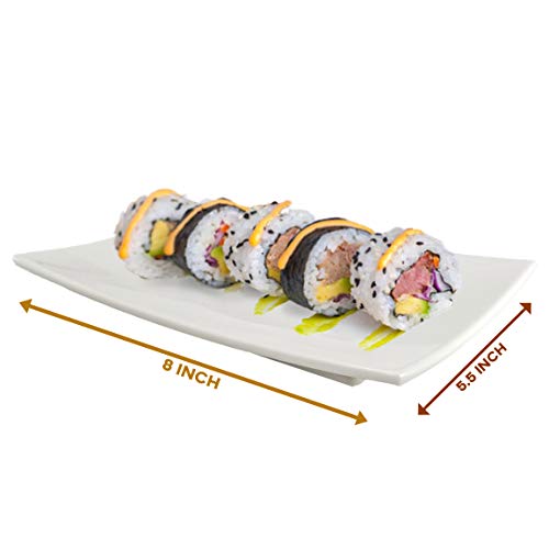 Happy Sales HSJM- RECSMP, Jade Melamine Appetizer Sushi Plate Superior Quality !