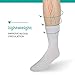 Men's Diabetic Socks - 6 Pack - White - By Zeke White 6 Pack 10-13
