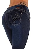 Style N039- Colombian Design, Mid Waist, Butt Lift, Levanta Cola, Skinny Jeans