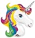 Single Source Party Supplies Rainbow Unicorn Shape Mylar/Foil Balloon