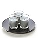 Hosley Premium, Highly Scented Set of 8, Eucalyptus Mint, Essential Oils, Votive Candles in Clear Glass. Burns upto 12 hours each. Great Gift for Home, Patio, Gardens