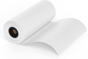 RBHK Wide Format Plotter Paper 24 In x 150 Ft - 1 Roll 20lb CAD Bond Paper with 2 In Core, Wide Format Inkjet Printer Paper for CAD Drawings, Engineering Plans, Blueprints & Architectural Designs