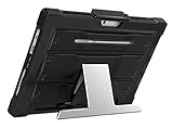 MoKo New Surface Pro 2017 / Surface Pro 4 Case with Stand, 2-in-1 Protective Case Rugged Cover Composite with Multi-angle Aluminum Stand Bracket for Microsoft New Surface Pro / Pro 4 12.3 Inch Tablet