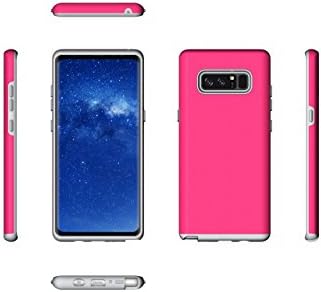 Samsung Galaxy Note 8 Case Shockproof Cover Rugged- Soft TPU and Dual Layer for Extra Shock Absorption, Anti Scratch Bumper and Non Slip Cover, It Protects Your Phone From Any Damage or Drops