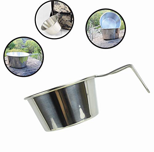AceCamp 18oz Sierra Stainless Steel Cup, Stackable Outdoor Travel Camping Cup, Easy Stacking, Portable Metal Bowl for Camping, Outdoors, Picnic, Meals, Dinnerware, Cooking