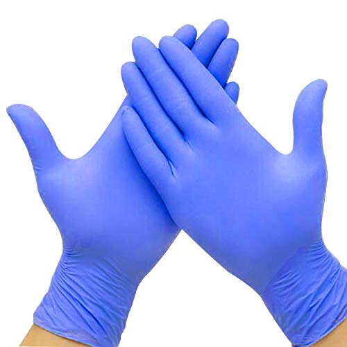 Nitrile Disposable Gloves (L, Purple) Pricepulse