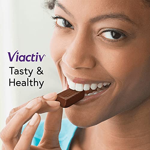 Viactiv Calcium Plus Vitamin D Supplement Soft Chews, Brown, Milk