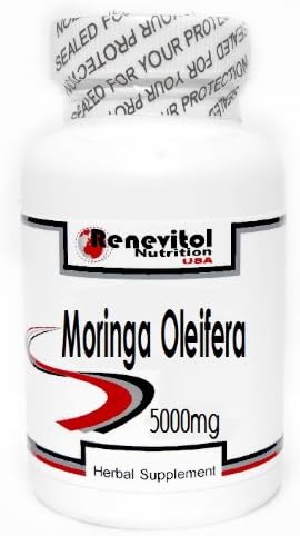 Moringa Oleifera 5000mg 180 Capsules ~ Renevitol
