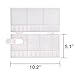 Transon Paint Palette Box 33 Wells for Mixing Gouache, Acrylic and Oil Paint with 1 Paint Brush