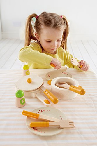 Hape Gourmet Play Kitchen Starter Accessories Wooden Play Set