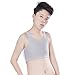 Vinaka Super Flat Les Lesbian Tomboy Short Vest Chest Binder Tops (Small, Grey)