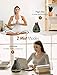VicTsing 500ml Essential Oil Diffuser, Ultrasonic Aroma Diffuser with 10-20 Hours Longer Working Time, Humidifier with Waterless Auto-Off Function, 4 Timers, 7-Color LED Light for Home, Dark Brown