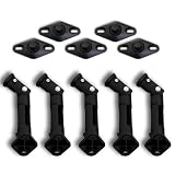 Seismic Audio - (5) NEW BLACK Ceiling Wall Home Speaker Brackets Mounts BOSE