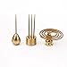 Kansoo 6PCS Copper Incense Burner Cone Holder Gourd Copper Incense Burner 3 Styles