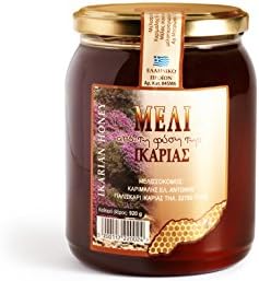 Ikaria Honey - 32oz From the "ancient healing island" of Ikaria, Greece. Pure, Natural, Raw, Unheated, Unpasteurized, Delicious Unique Flavor