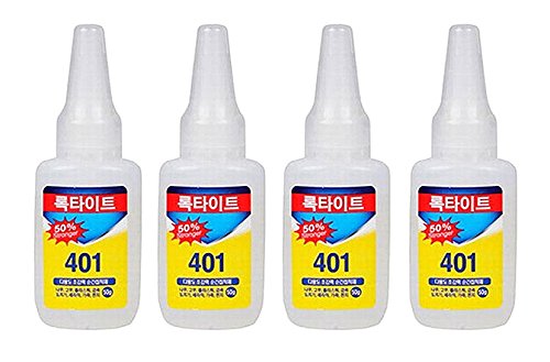 Henkel Loctite 401 Multi-purpose Adhesive Strong Glue Craft Supply, 50g-4pcs