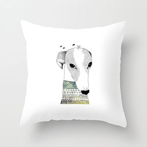 Pillow Shams Of Dogs,best For St. Valentine's Day, Home Decor, Sofa, Veteran's Day, Gift For Relatives, Yoga, Bedding, Decoration, Car, Arbor Day, 16 X 16 Inch / 40 By 40 Cm(twice Sides Printed)